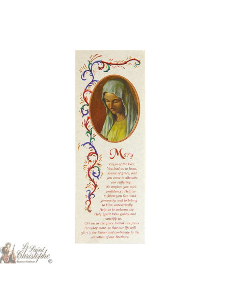 Bookmark Virgin of the Poor of Banneux - Lot 100 pieces
