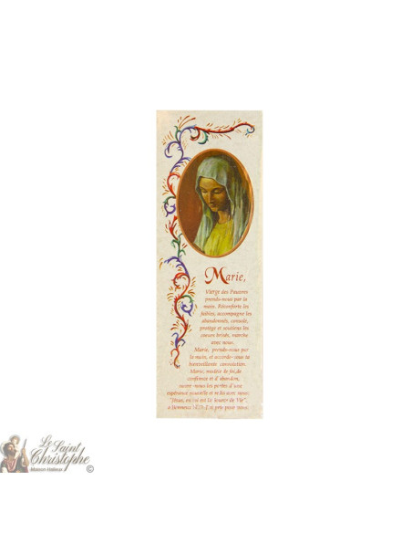 Marque-page Vierge des Pauvres de Banneux - Lot 100 pièces