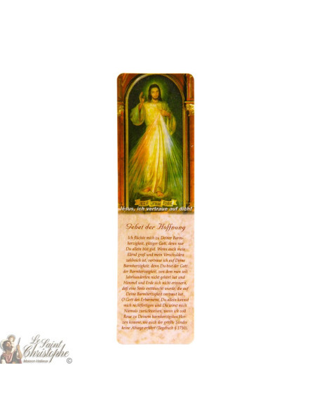 Marcador Jesucristo Misericordioso - Lote de 100 piezas