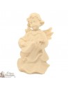 Angel in carved natural wood - mandolin