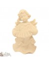 Angel in carved natural wood - accordion