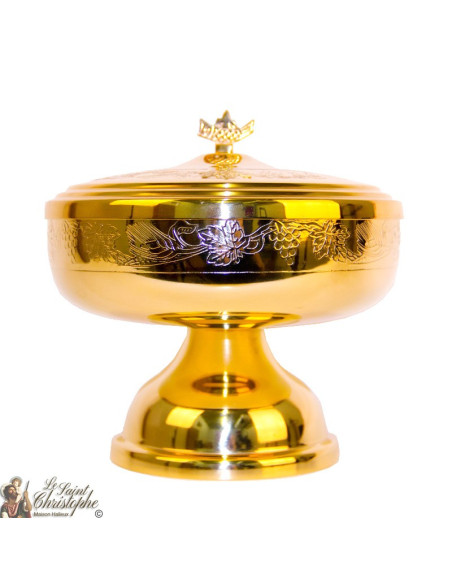 Gouden Ciborium - Wijnstok- en tarwepatroon