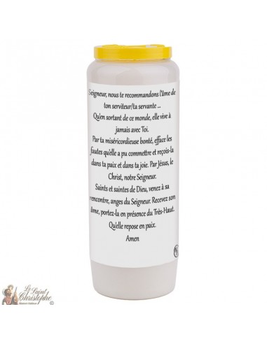 Novena kaars voor de overledene 1 - aanpasbaar