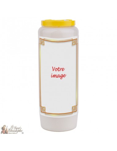 Novena candle for the deceased 1 - customizable - 20 pieces