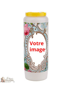 Bougie de neuvaine pour défunt 2 - personnalisable