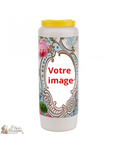 Bougie de neuvaine pour défunt 2 - personnalisable - 20 pièces