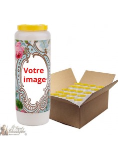 Novenkerze für die Verstorbenen 2 - anpassbar - 20 Stück