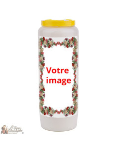 Vela de novena para el difunto 3 - personalizable