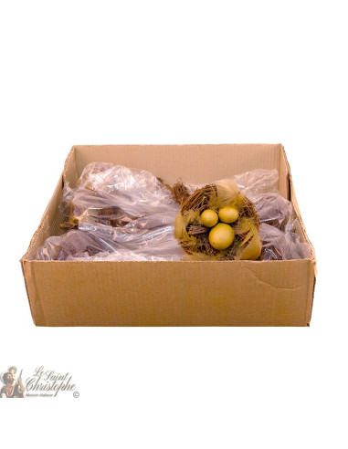 Box of bouquets of flowers - nest
