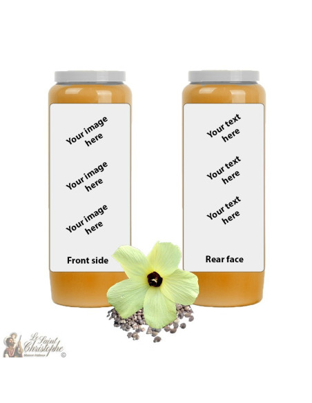 Novene Kaars Oranje geurende Muskus - aanpasbaar - doosje 20 stuks