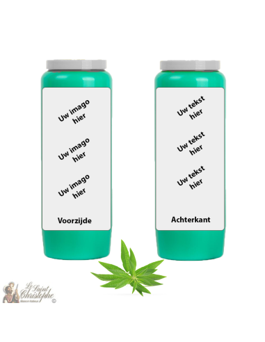 Duftende Novenkerze Verbena - anpassbar - Schachtel 20 Stück