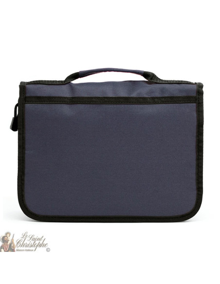 Cubierta de la Biblia azul - grande