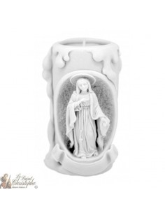Bougeoir en albâtre - Sacré Cœur de Marie