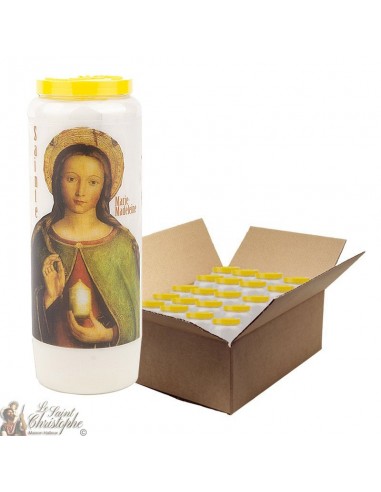 Novena Candle to Mary Magdalene - box 20 pieces