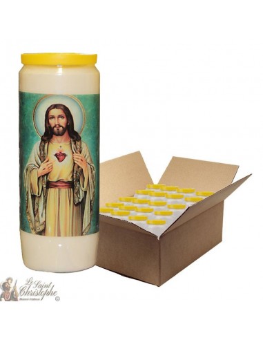 Novena candles Sacred Heart of Jesus 2 - 20 pieces