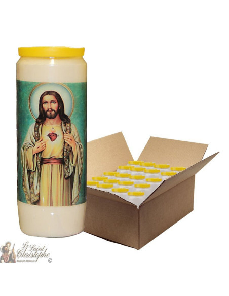 Novena candles Sacred Heart of Jesus 2 - 20 pieces