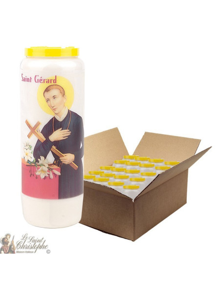 Novena candle in Saint Gerard - 20 pieces