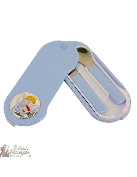 Babybestekenset blauw - 3