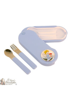 Set di posate per bambini blu - 3