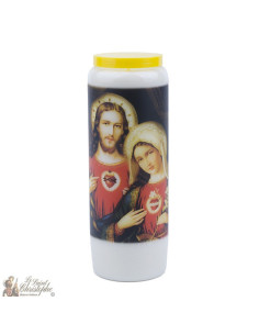 Kerzen der Novene Heiligstes Herz Jesu und Maria
