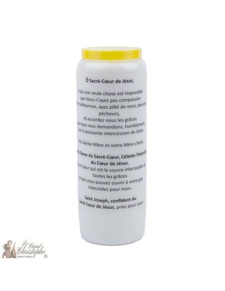 Sacred Heart of Jesus and Mary Novena Candles