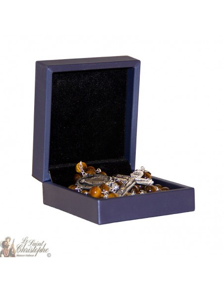 Tiger eye beads rosary