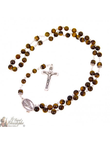 Rosario di perle di tigre