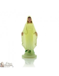 Fluoreszierende Wunderbare Jungfrau-Statue - 10 cm