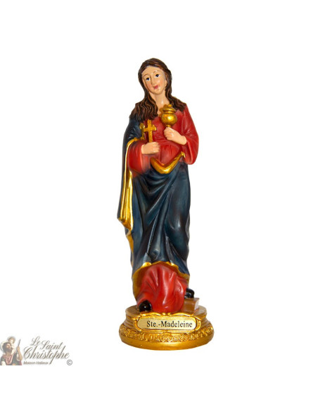 Harz-Statue der Heiligen Magdalena 15 cm