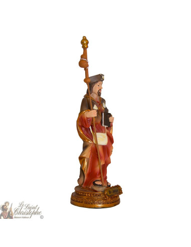 Resin statue of Saint Jacques 15 cm