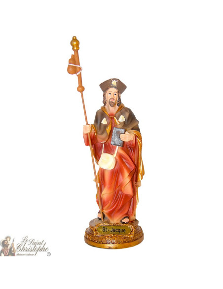 Estatua de resina de Santiago 15 cm