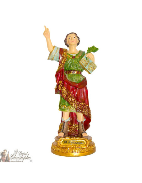 Estatua de resina Saint Pancrace 16 cm