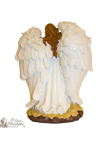 Portavelas Ángel del Belén de Navidad - 19 cm