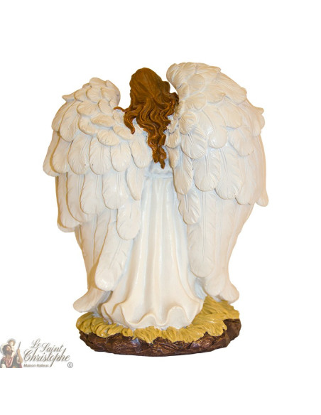 Portavelas Ángel del Belén de Navidad - 19 cm