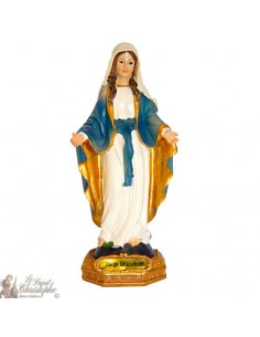Statue en résine Marie Vierge Miraculeuse 15 cm