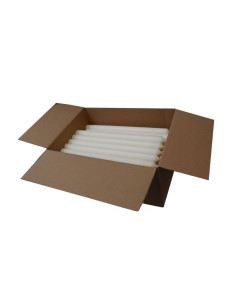 Bougies blanches longues - lot de 240 pièces
