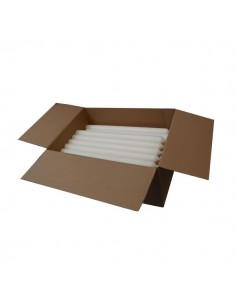 Weiße lange Kerzen - Satz mit 240 Stück