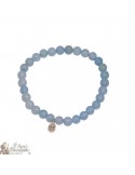 Blue Jade natural stone bracelet 