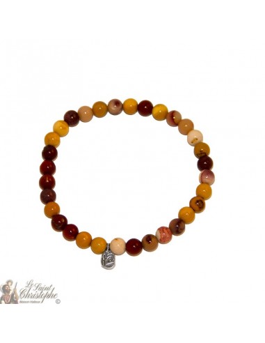 Pulsera de piedra natural Jasper mocaita