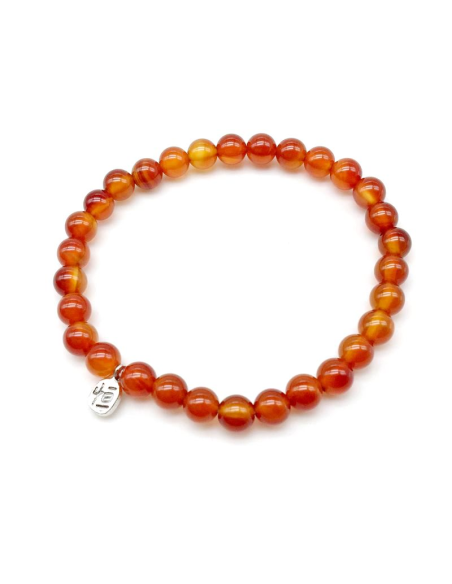 Carnelian natural stone bracelet