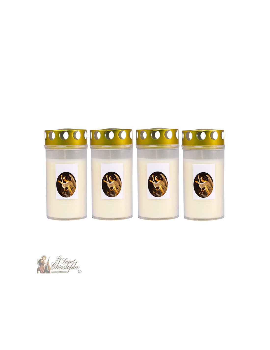 Outdoor cemetery candle 4 pieces