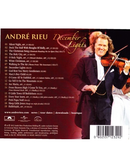 André Rieu - CD "December Lights"