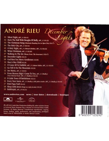 André Rieu - December Lights CD