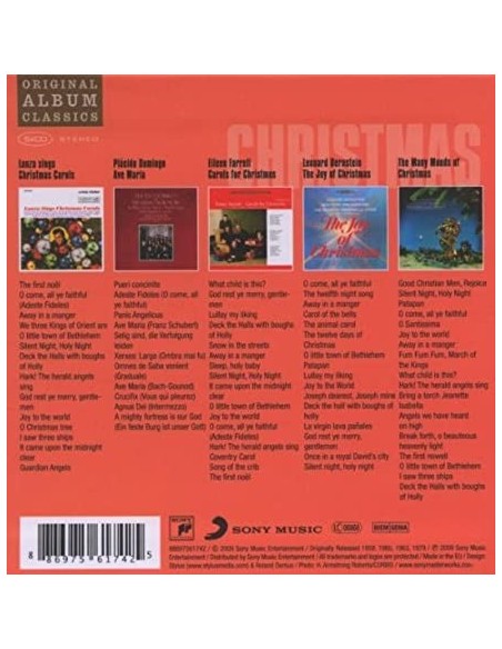 Carols for Christmas - Original Album Classics - 5 CDs