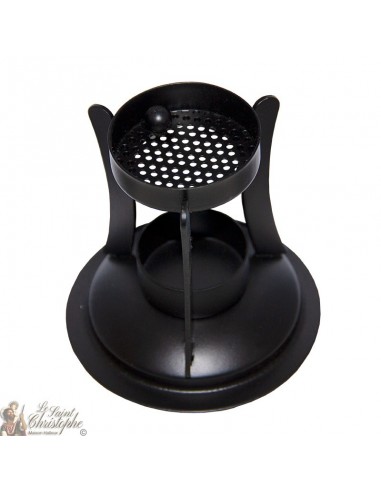Black wrought iron censer