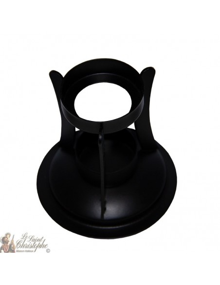 Black wrought iron censer