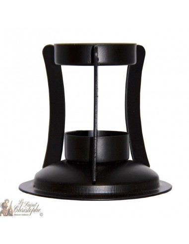 Black wrought iron censer