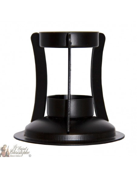 Black wrought iron censer