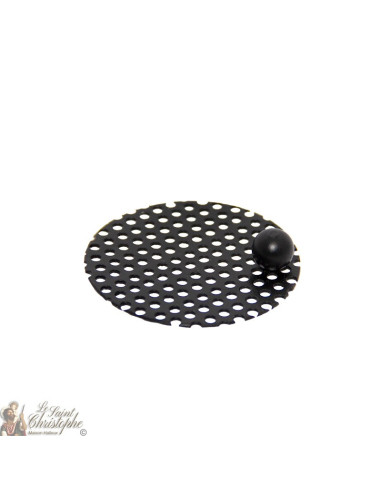 Zwart smeedijzeren wierookvat