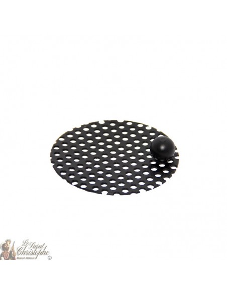 Black wrought iron censer